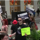 Anti-abortion and pro-choice protesters on the streets of Chicago. Screenshot via the Video Catalyst Project.